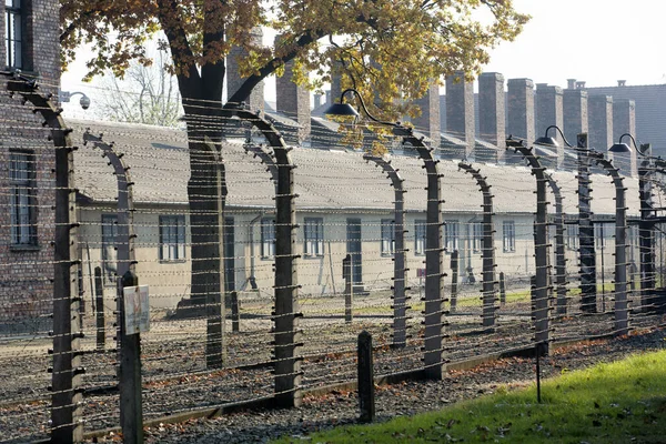 Oswiecim Polonia Octubre Campo Auschwitz Antiguo Campo Exterminio Nazi Octubre — Foto de Stock