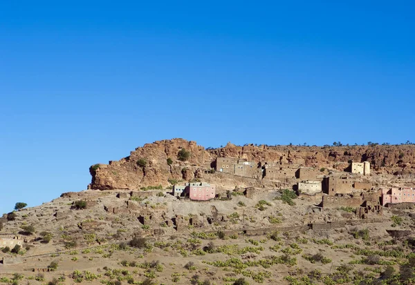 Malá Vesnice Pohoří Atlas Maroko — Stock fotografie