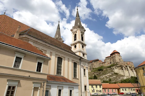 Hdr View Esztergom City Hungria — Fotografia de Stock