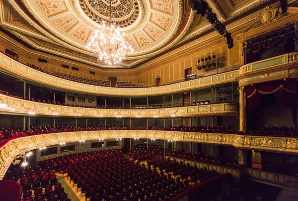 Riga Lotyšsko Dubna 2016 Interiér Lotyšské Národní Opery Rize Lotyšsko — Stock fotografie