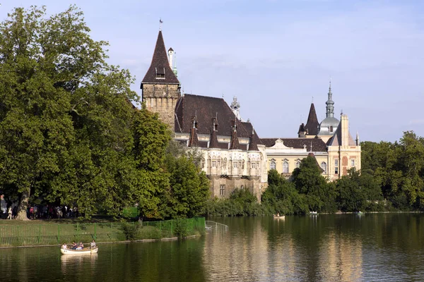 Das Schloss Vajdahunyad Budapest Ungarn — Stockfoto