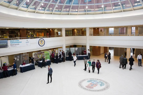 Sökande Vid Registrering Elte University Budapest Ungern — Stockfoto