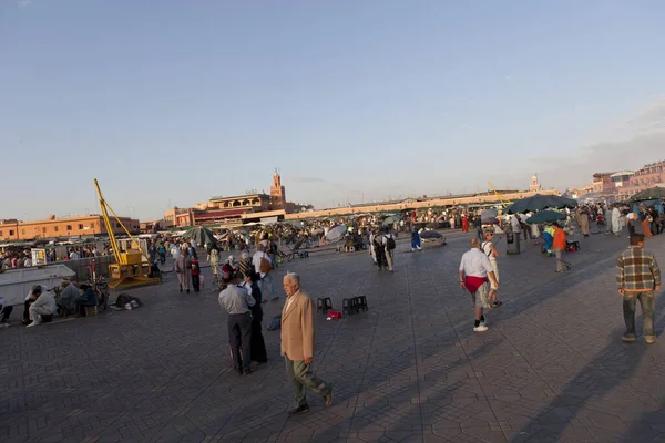 Marrakesh Morocco November Unidentified People Visit Jema Fna Square Marrakesh — 图库照片
