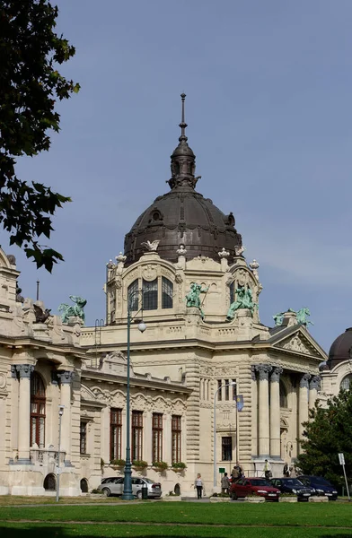 Building Szechenyi Spa Budapest — Stock Photo, Image