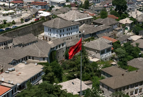 Gjirokaster Albania May 2018 Downtown Gjirokaster Unesco World Heritage Site — 图库照片