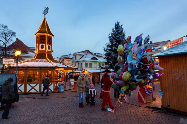 Berlim Alemanha Dezembro 2014 Tradicional Feira Natal Frente Castelo Charlottenburg — Fotografia de Stock