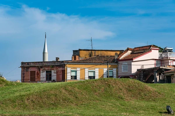 Durazzo Albania Giugno 2018 Antico Anfiteatro Durazzo Albania — Foto Stock