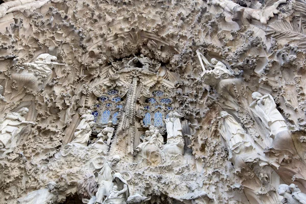 Barcelona Spanien September Skulpturen Auf Der Sagrada Familia Der Beeindruckenden — Stockfoto