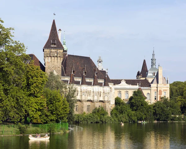 Slottet Vajdahunyad Budapest Ungern — Stockfoto