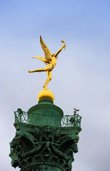 Paris Fransa Bastille Meydanı Anıtı — Stok fotoğraf