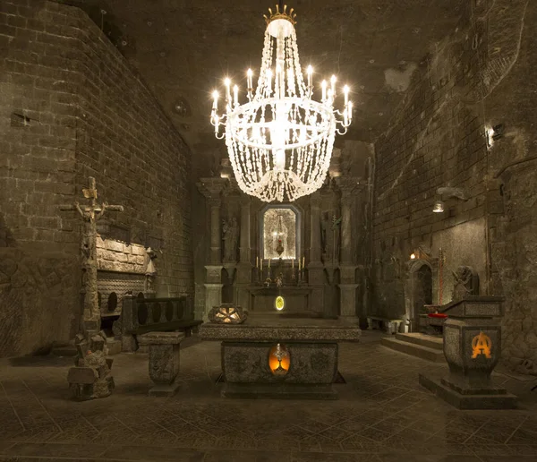 Wieliczka Poland Ekim Wieliczka Tuz Madeni Yüzyıl Dünyanın Eski Tuz — Stok fotoğraf