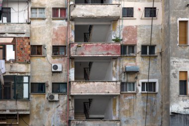 Arnavutluk 'un Durres kentinde blok evi