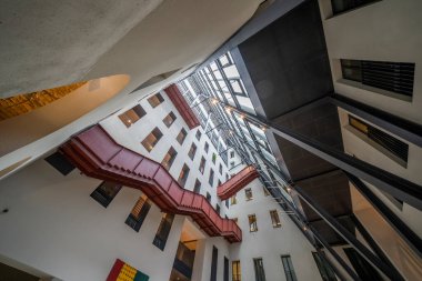 Modern yüksek binanın içi