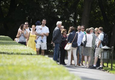 Parktaki bir grup insan