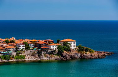 Sozopol şehrinin havadan görünüşü, Bulagaria