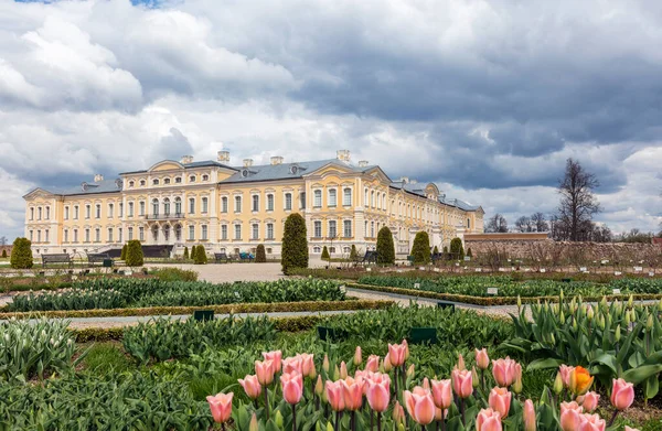 Pilsrundale Latvia May 2016 Exterior Rundale Palace Rundale Palace One — Stock Photo, Image