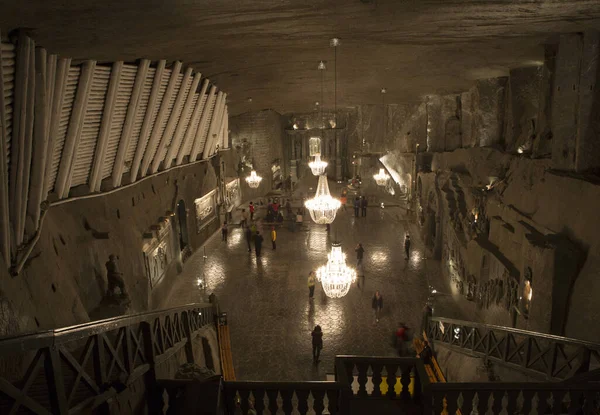 Wieliczka Polen Oktober Das Salzbergwerk Wieliczka Jahrhundert Ist Eines Der — Stockfoto