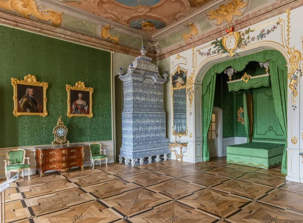 Pilsrundale Lotyšsko Května 2016 Interiér Paláce Rundale Palác Rundale Jednou — Stock fotografie