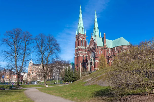 Helsinki Finland Mai 2016 Die Johannes Kirche Punavuori Auf Dem — Stockfoto