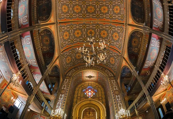 Bucareste Romênia Maio 2016 Interior Sinagoga Templo Coral Uma Cópia — Fotografia de Stock