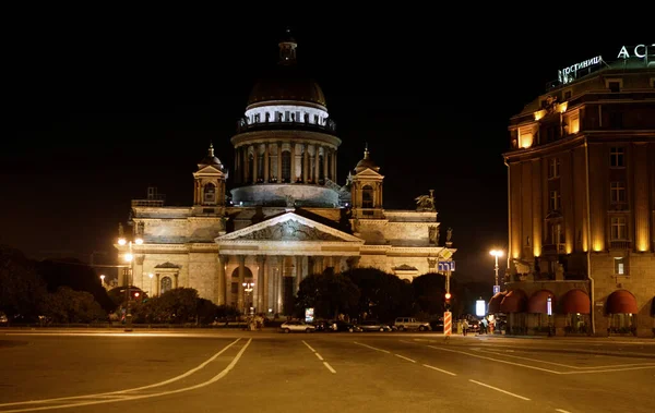 São Petersburgo Cidade Noite Rússia — Fotografia de Stock