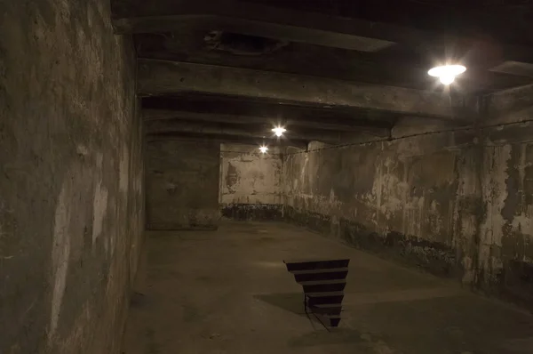 Oswiecim Poland October Gas Chamber Auschwitz Former Nazi Extermination Camp — 图库照片