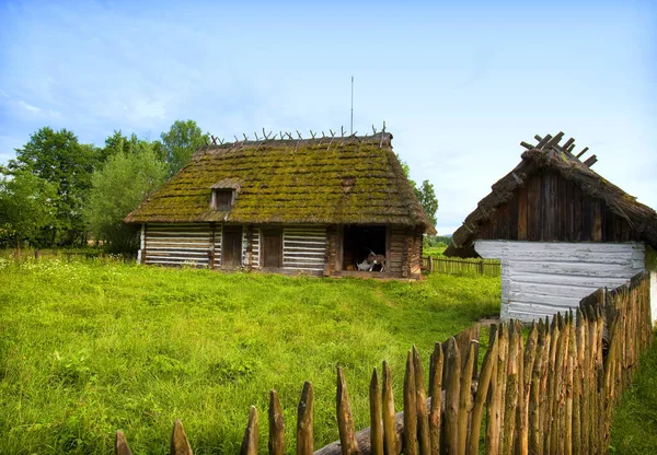 Traditional Village Sanok Poland — Stock Photo, Image