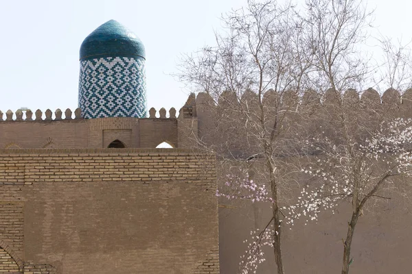 Die Antike Mauer Von Chiwa Usbekistan — Stockfoto
