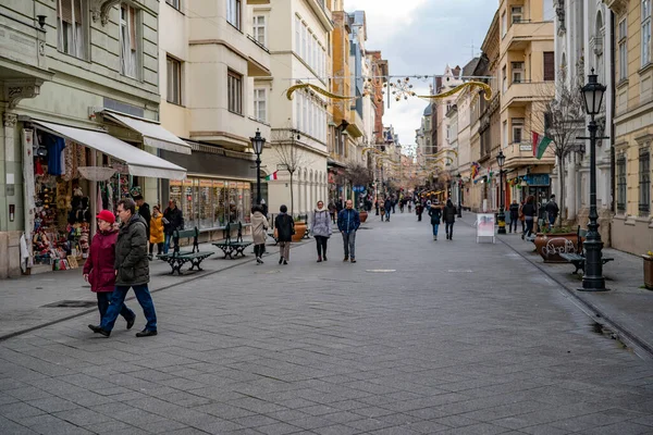 Vista Calle Ciudad Stockholm Suecia — Foto de Stock