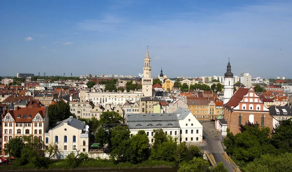 Opole Poland June 2010 Aerial View Opole City Center — Stock Photo, Image