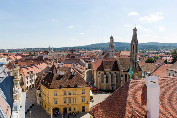 view of the old town of prague