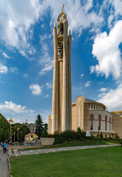 Tiran Arnavutluk Haziran 2018 Tiran Daki Ortodoks Katedralinin Dirilişi Tiran — Stok fotoğraf