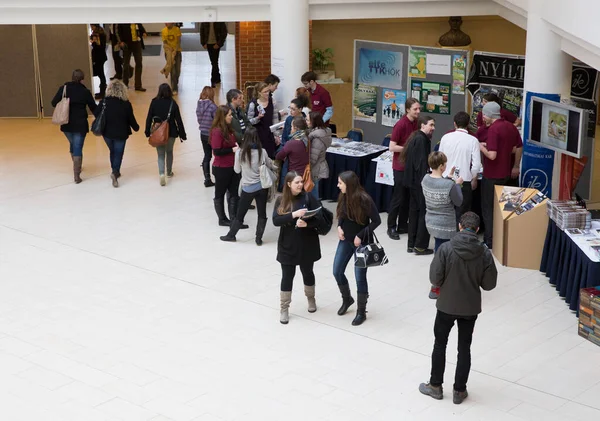 Sökande Vid Registrering Elte University Budapest Ungern — Stockfoto