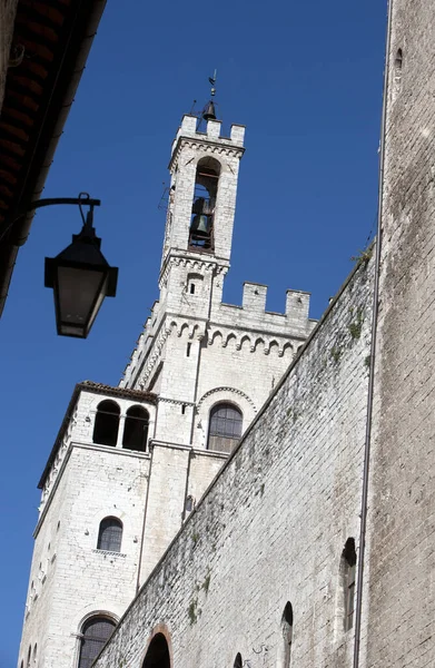 Gubbio City Hall Italy — Stockfoto
