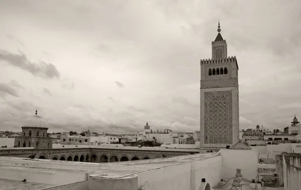 Pfoto Estilo Antigo Tunis Medina — Fotografia de Stock