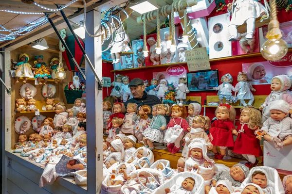 Paris França Novembro 2019 Mercado Natal Jardim Das Tulherias Paris — Fotografia de Stock