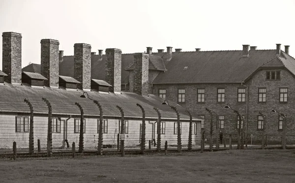 Oswiecim Polonia Ottobre Campo Auschwitz Campo Sterminio Nazista Ottobre 2012 — Foto Stock