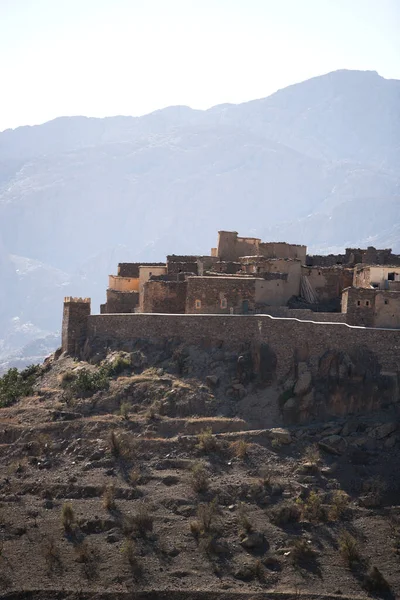 Pequena Aldeia Montanha Atlas Marrocos — Fotografia de Stock