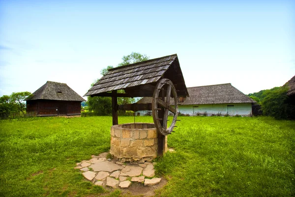 Pueblo Tradicional Cerca Sanok Polonia —  Fotos de Stock