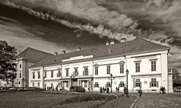 Palác Maďarského Prezidenta Budapešť Budínský Hrad — Stock fotografie