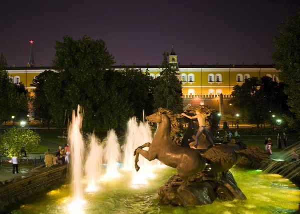 Jardim Alexander Perto Kremlin Moscovo — Fotografia de Stock