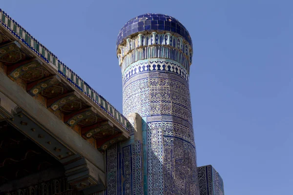 Özbekistan Khiva Mavi Minare — Stok fotoğraf