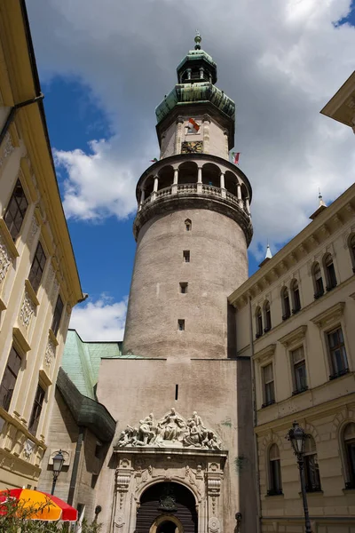 Sopron Hlavní Náměstí Maďarsko — Stock fotografie