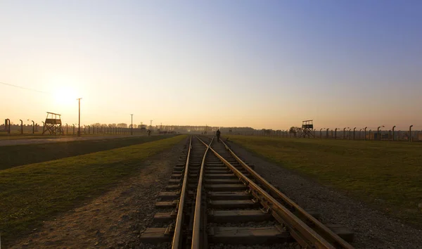 Oswiecim Польща October Освенцім Табір Колишній Нацистський Табір Знищення Жовтня — стокове фото