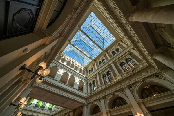 Budapest Hungary March 2019 Aula Main Hall Corvinus University Budapest — Stock Photo, Image