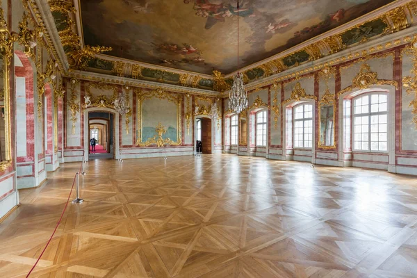 Pilsrundale Lotyšsko Května 2016 Interiér Paláce Rundale Palác Rundale Jednou — Stock fotografie