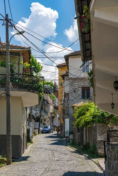 Gjirokaster Albania Mayo 2018 Centro Gjirokaster Patrimonio Humanidad Por Unesco — Foto de Stock