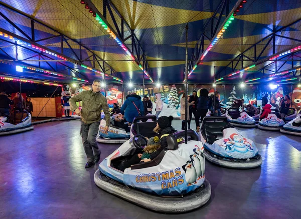 París Francia Noviembre 2019 Dodgem Paris Tuileries Garden Christmas Market — Foto de Stock