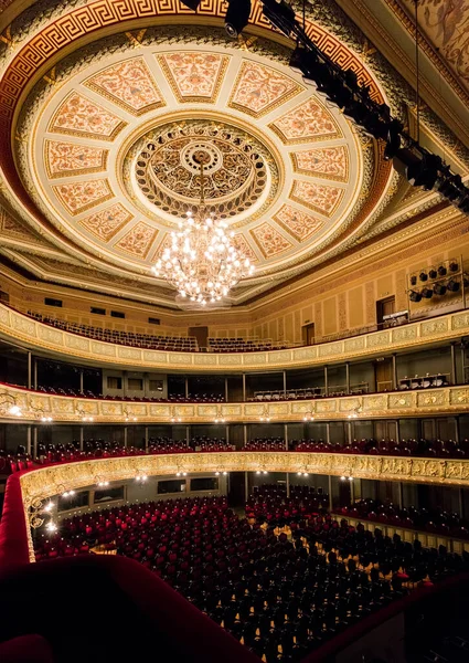 Riga Letonia Abril 2016 Interior Ópera Nacional Letonia Riga Letonia — Foto de Stock