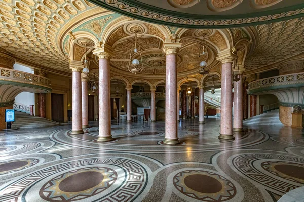 Bukarest Romanien Maj 2017 Interiören Rumänska Athenaeum George Enescu Ateneul — Stockfoto